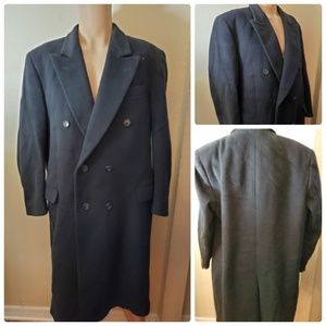 Vintage Lanificio Italy Wool Cashmere Overcoat